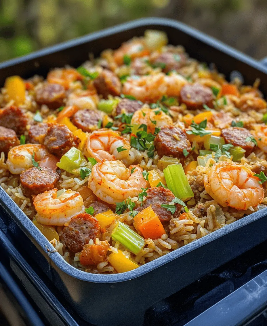 Shrimp and Sausage Dirty Rice Delight is a culinary gem rooted deep in the heart of Cajun cuisine. This dish perfectly encapsulates the essence of Southern cooking, known for its rich flavors, comforting textures, and vibrant aromas. Historically, dirty rice originated from necessity, as home cooks would utilize leftover meats and pantry staples to create a hearty meal that could feed a family. Today, this dish combines succulent shrimp, savory sausage, and a medley of spices, transforming humble ingredients into a feast fit for any occasion.