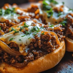 To truly appreciate the depth of flavor in Philly Cheese Steak Sloppy Joes, it's essential to understand the role of each ingredient. Below, we delve into the key components that come together to create this savory and indulgent dish.