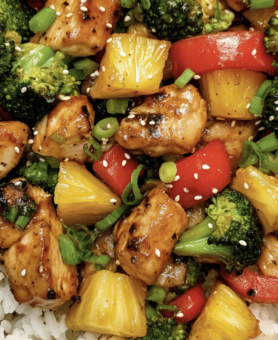 If you’re in search of a dish that combines vibrant flavors, a tropical twist, and a healthy profile, look no further than Tropical Pineapple Chicken Stir-Fry. This delightful recipe brings together the juicy sweetness of fresh pineapple with savory, tender chicken, creating a meal that is not only satisfying but also bursting with nutrition. The harmony of flavors in this stir-fry makes it a standout option for weeknight dinners or even special occasions.