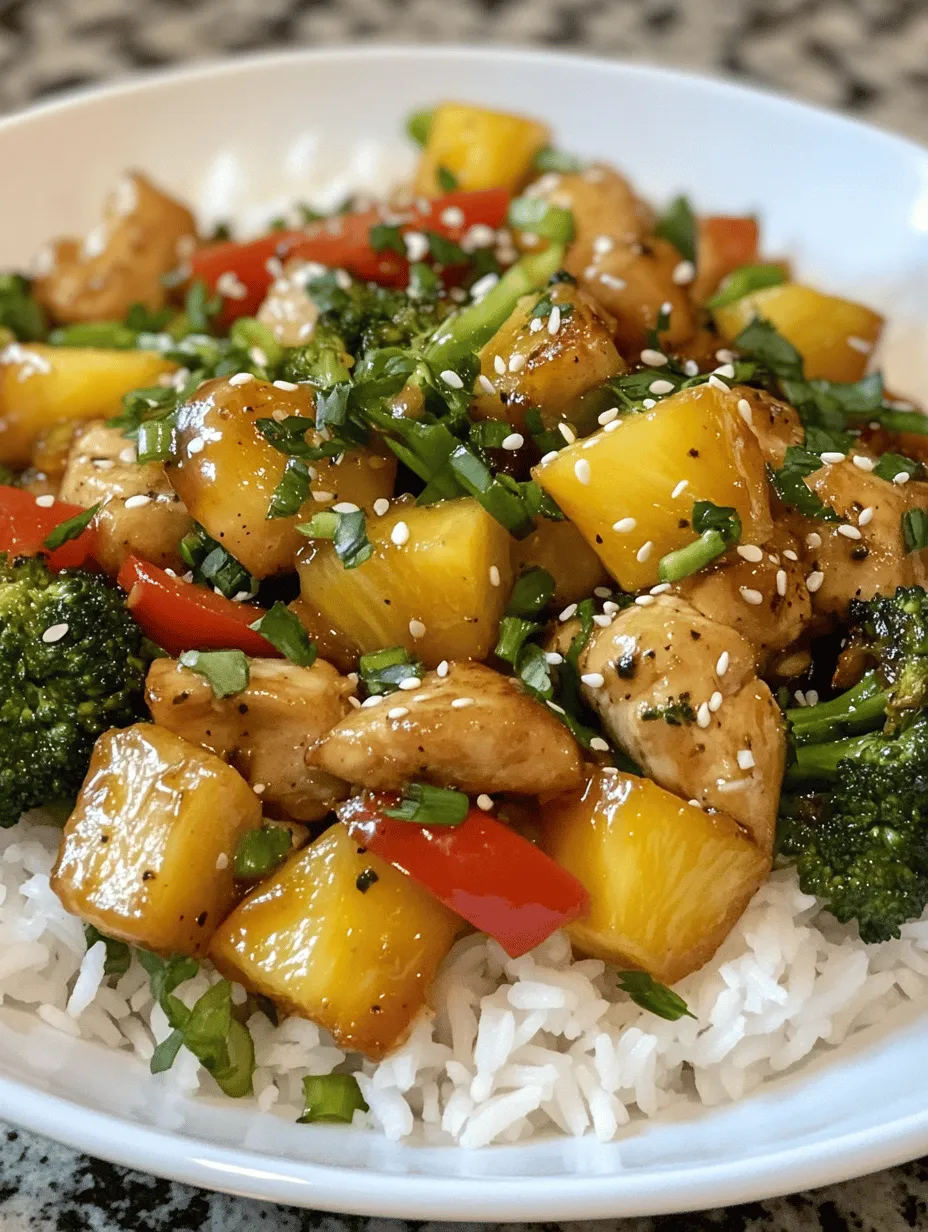 If you’re in search of a dish that combines vibrant flavors, a tropical twist, and a healthy profile, look no further than Tropical Pineapple Chicken Stir-Fry. This delightful recipe brings together the juicy sweetness of fresh pineapple with savory, tender chicken, creating a meal that is not only satisfying but also bursting with nutrition. The harmony of flavors in this stir-fry makes it a standout option for weeknight dinners or even special occasions.