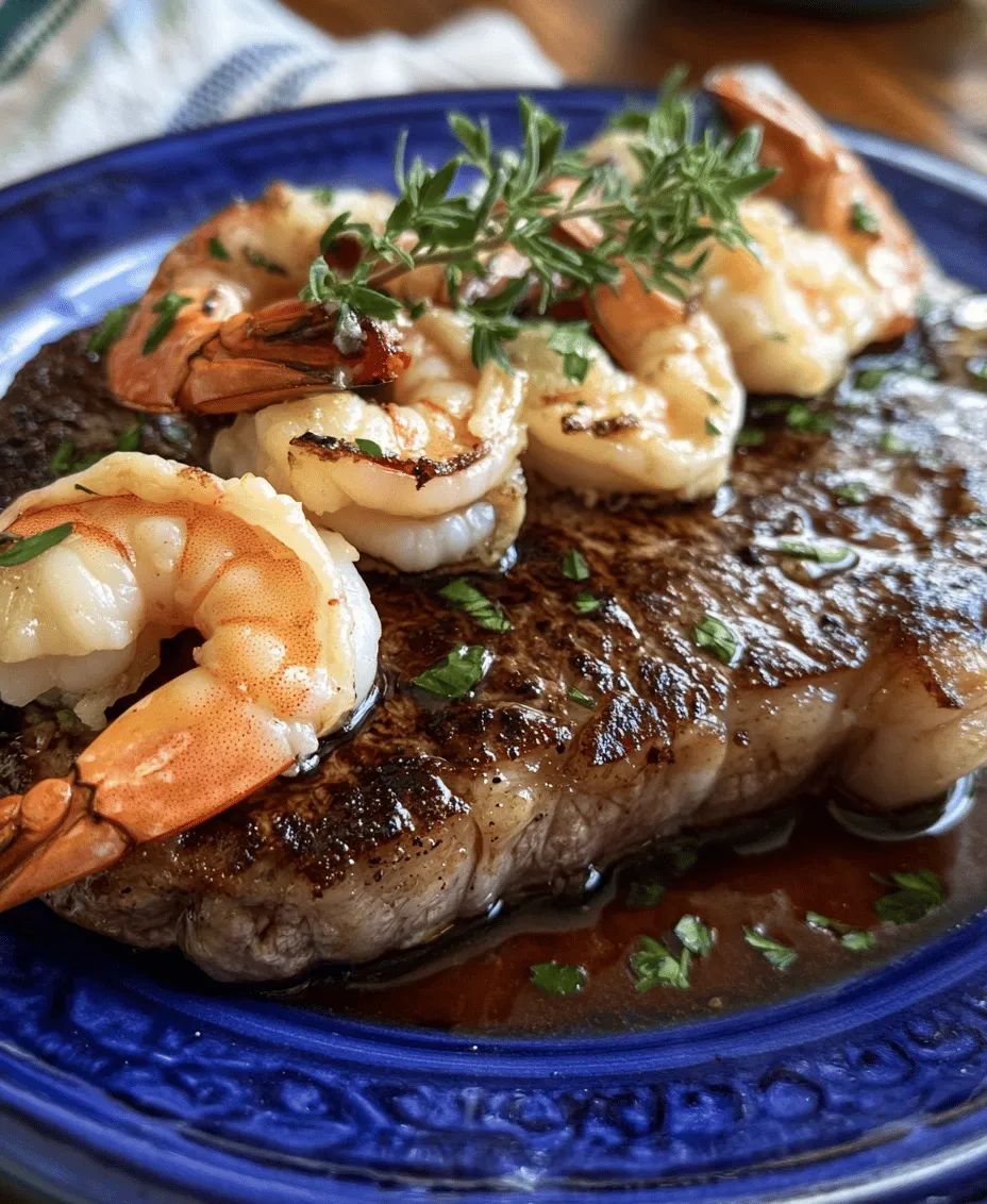 When it comes to impressive meals that elevate any dining experience, few dishes can compete with the delectable combination of a perfectly seared ribeye steak paired with creamy garlic shrimp. This recipe encapsulates indulgence, making it an ideal choice for special occasions, romantic dinners, or simply a cozy night in. The rich flavors of the steak beautifully complement the succulent shrimp, creating a harmonious blend that tantalizes the taste buds.