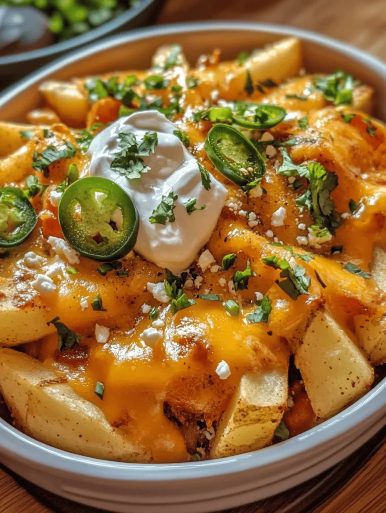 If you're craving a comfort food that packs a punch of flavor and delight, look no further than Cheesy Fiesta Fries! Imagine biting into perfectly crispy fries smothered in gooey melted cheese, topped with fresh jalapeños and a zesty sprinkle of cilantro. This recipe is the ultimate indulgence, perfect for game nights, parties, or anytime you want to treat yourself. You’ll fall in love with the combination of textures and the explosion of flavors that make this dish a crowd favorite!