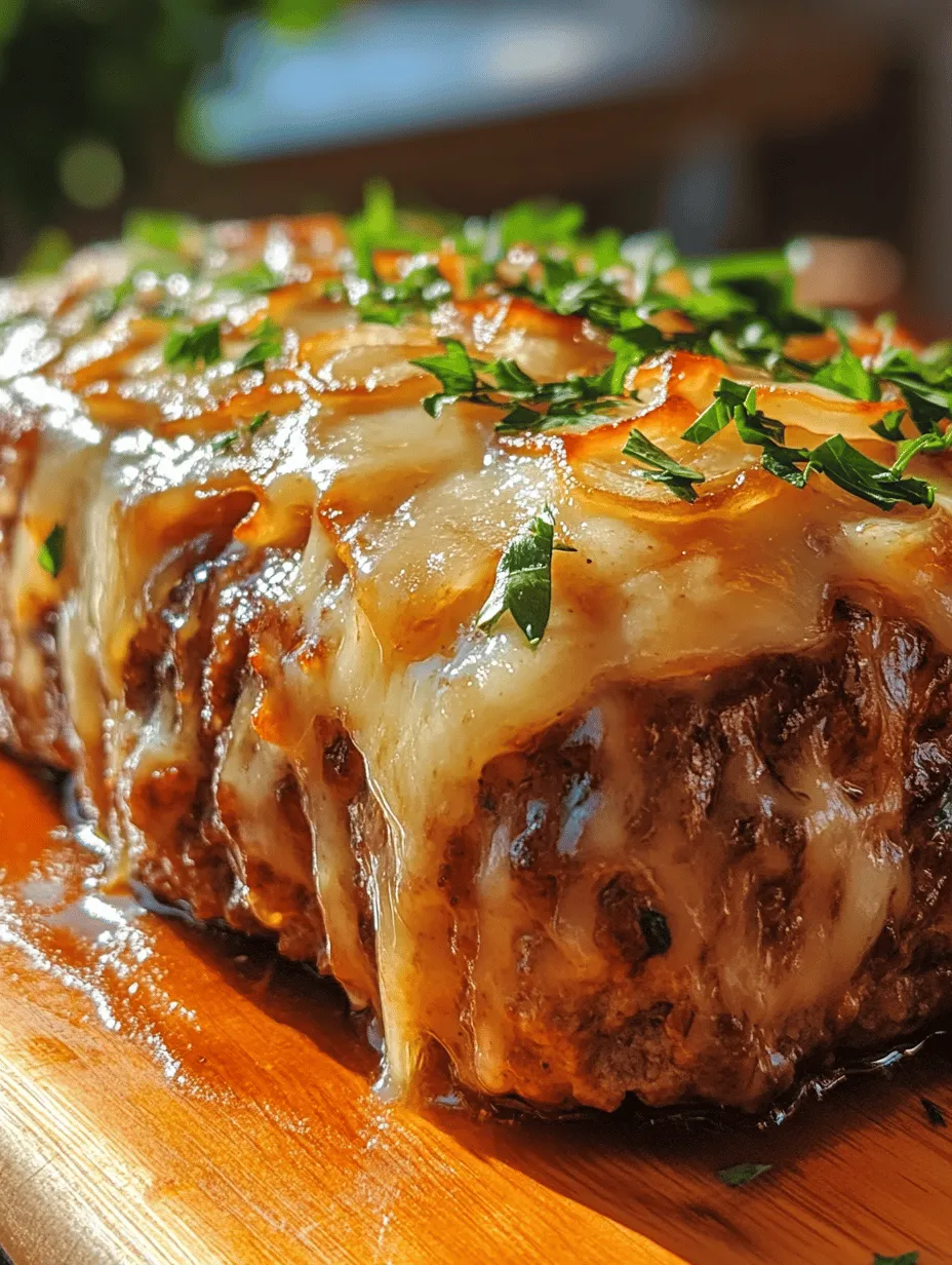 If you’re searching for a dish that effortlessly marries comfort food with gourmet flair, look no further than the Crockpot French Onion Meatloaf with Melted Swiss Cheese. This recipe not only satisfies your cravings but also elevates the classic meatloaf to a new level, infusing it with the rich and savory flavors reminiscent of French onion soup. The slow cooking method ensures that the meatloaf is tender, juicy, and packed with flavor, making it perfect for busy weeknights or a cozy weekend dinner.