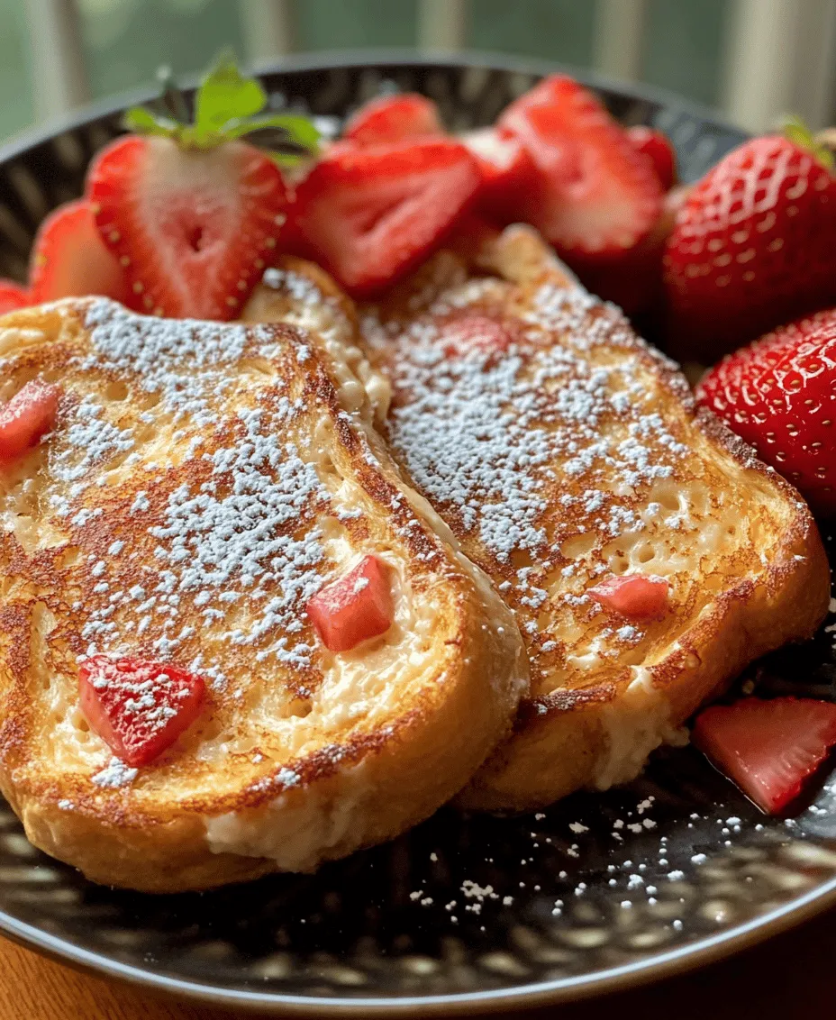 When it comes to making the perfect French toast, the choice of bread is crucial. Brioche and challah are both excellent options due to their rich, buttery texture and ability to absorb the custard mixture without falling apart. Brioche, with its airy and light crumb, offers a slightly sweet flavor that complements the cheesecake filling beautifully. Challah, on the other hand, has a slightly denser texture and a subtle sweetness that pairs perfectly with the strawberries and cream cheese.