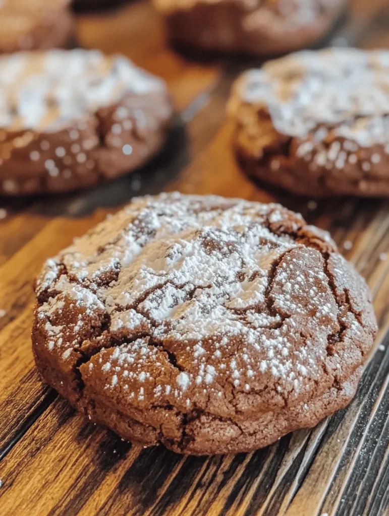 There's something irresistibly enticing about chocolate cookies that captures the hearts of dessert lovers everywhere. The rich aroma that wafts through the kitchen while they bake, the irresistible allure of gooey chocolate melting in your mouth, and that perfect balance of sweetness and slight bitterness from cocoa powder makes chocolate cookies a perennial favorite. Among the plethora of chocolate cookie recipes, double chocolate crinkle cookies stand out, bringing an extra layer of decadence that is hard to resist.