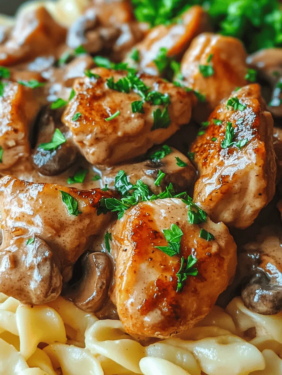 If you're searching for a comforting dinner that can be prepared with minimal effort, look no further than Creamy Slow Cooker Chicken Stroganoff. This classic dish combines tender chicken, earthy mushrooms, and a rich, creamy sauce that will make any mealtime feel special. The best part? You can set it and forget it! Just toss the ingredients into your slow cooker and let it work its magic while you go about your busy day.