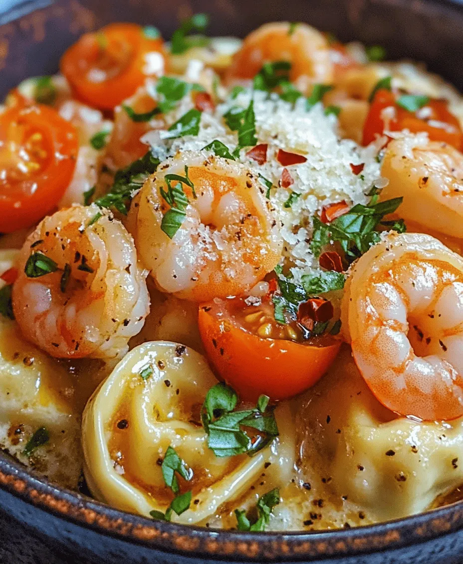 If you're looking for a dish that perfectly balances simplicity, elegance, and a burst of flavors, look no further than <strong>Shrimp Tortellini in Garlic Butter Sauce</strong>. This delightful recipe combines tender cheese-filled tortellini with succulent shrimp, all enveloped in a rich, garlicky butter sauce that will leave your taste buds dancing. The allure of this dish lies not only in its delicious ingredients but also in its versatility—making it ideal for weeknight dinners, special gatherings, or even casual entertaining.