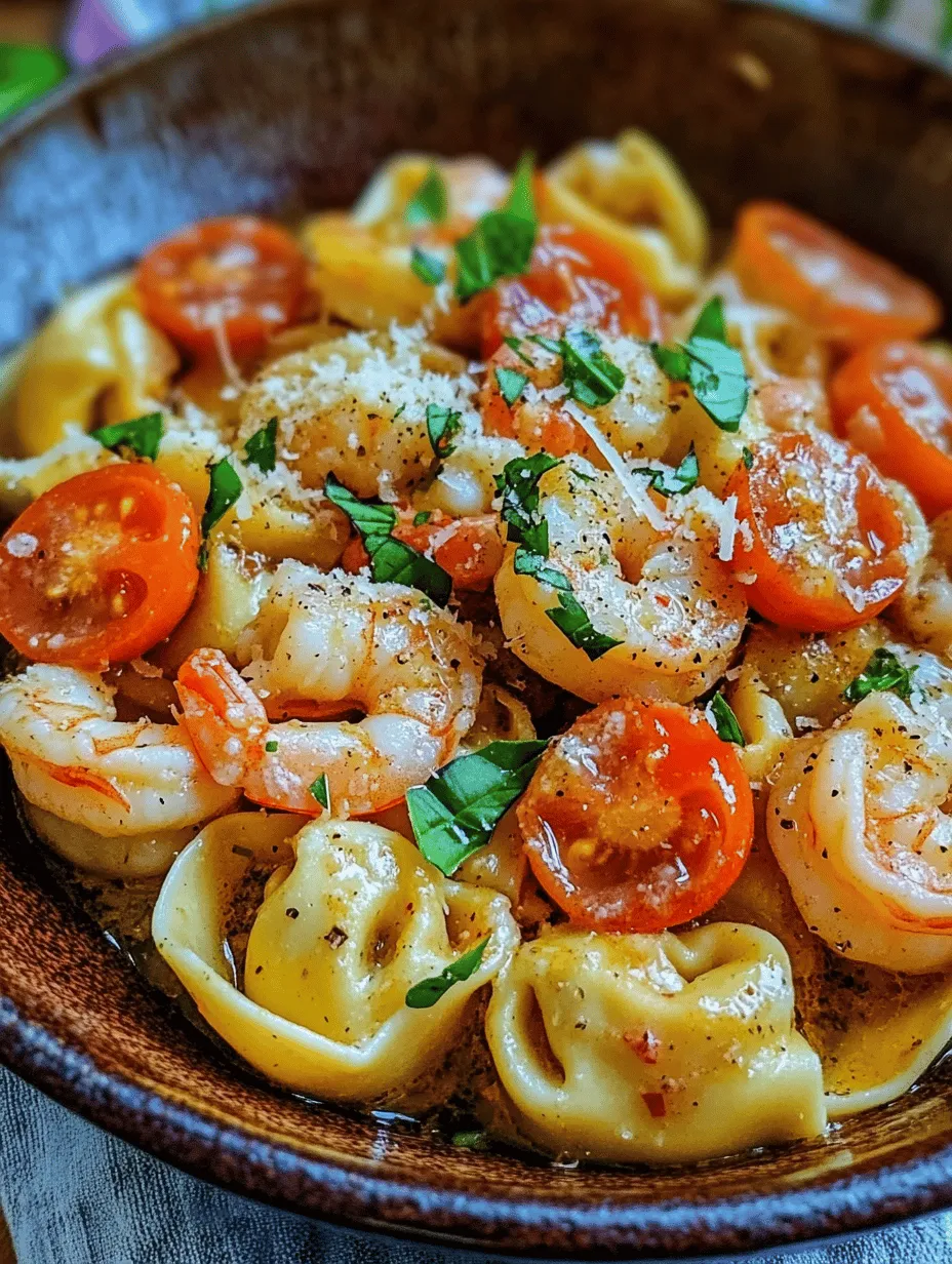 If you're looking for a dish that perfectly balances simplicity, elegance, and a burst of flavors, look no further than Shrimp Tortellini in Garlic Butter Sauce. This delightful recipe combines tender cheese-filled tortellini with succulent shrimp, all enveloped in a rich, garlicky butter sauce that will leave your taste buds dancing. The allure of this dish lies not only in its delicious ingredients but also in its versatility—making it ideal for weeknight dinners, special gatherings, or even casual entertaining.