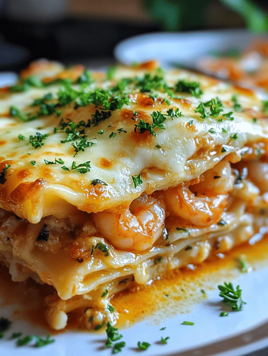 Lasagna is a classic dish that has captivated taste buds for generations with its comforting layers of pasta, sauce, and cheese. However, what if we could elevate this beloved recipe into something extraordinary? Enter the Garlic Butter Shrimp Scampi Lasagna—a delightful fusion of traditional Italian comfort food and the fresh, zesty flavors of seafood. This innovative dish combines the richness of garlic butter shrimp scampi with the hearty essence of lasagna, creating a culinary masterpiece that is as visually stunning as it is delicious.