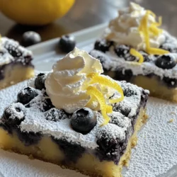 The success of the Blueberry Lemon Delight hinges on the quality of its ingredients. Each component contributes to the dessert's overall flavor, texture, and appeal, making it crucial to understand their roles.