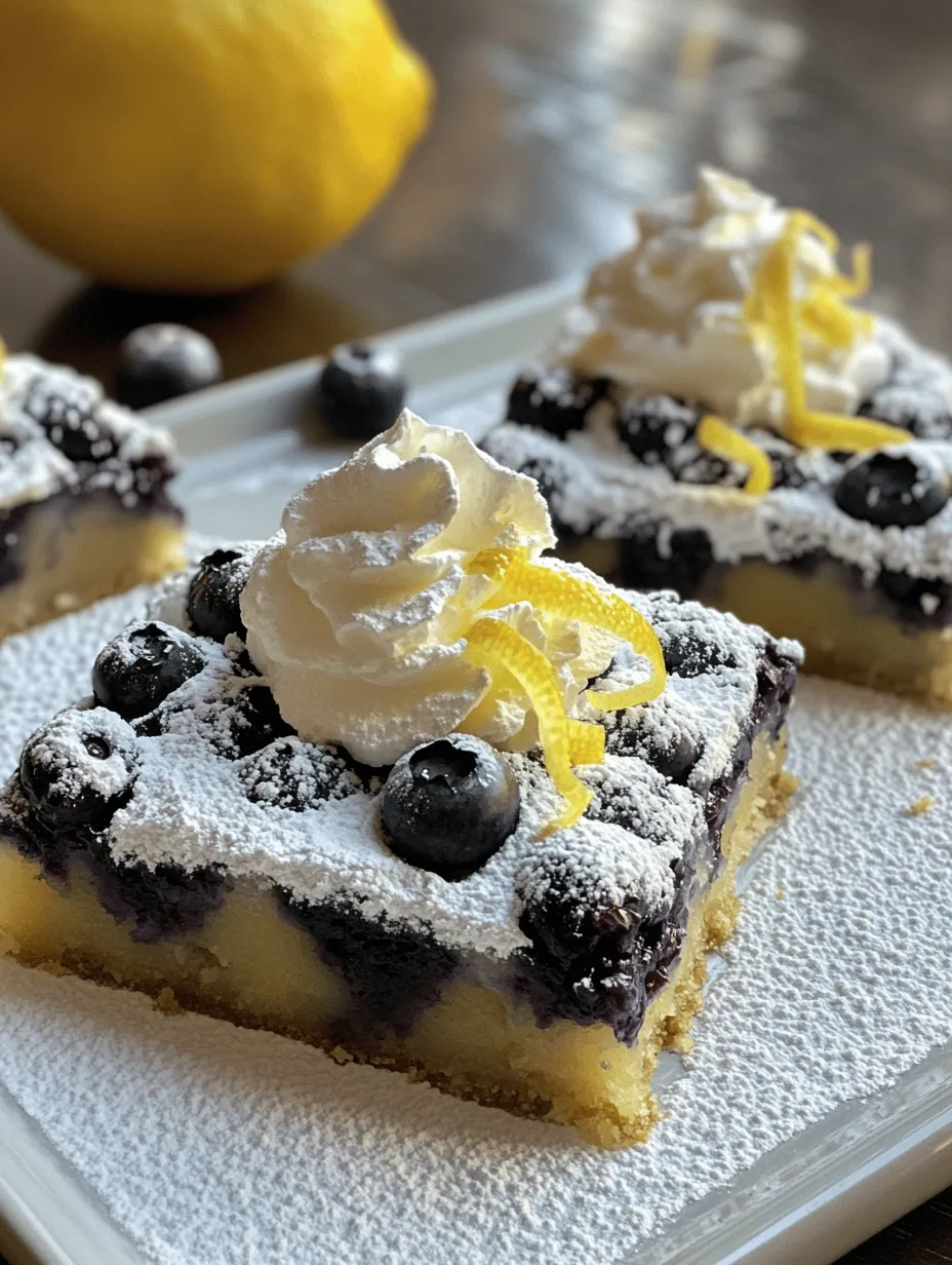 Blueberry Lemon Delight: A Refreshing Dessert Experience