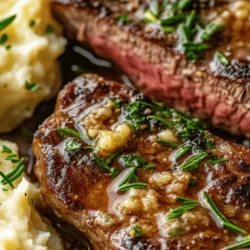 In the world of comfort food, few dishes can compete with the rich, savory flavors of a perfectly cooked ribeye steak paired with creamy mashed potatoes. The indulgent combination of tender beef, aromatic garlic butter, and rich, buttery potatoes creates an unforgettable dining experience that is ideal for cozy family dinners or special occasions. This Slow Cooker Garlic Butter Ribeye with Parmesan Mashed Potatoes recipe not only simplifies the cooking process with the use of a slow cooker but also enhances the natural flavors of the beef with aromatic garlic butter and fresh herbs.