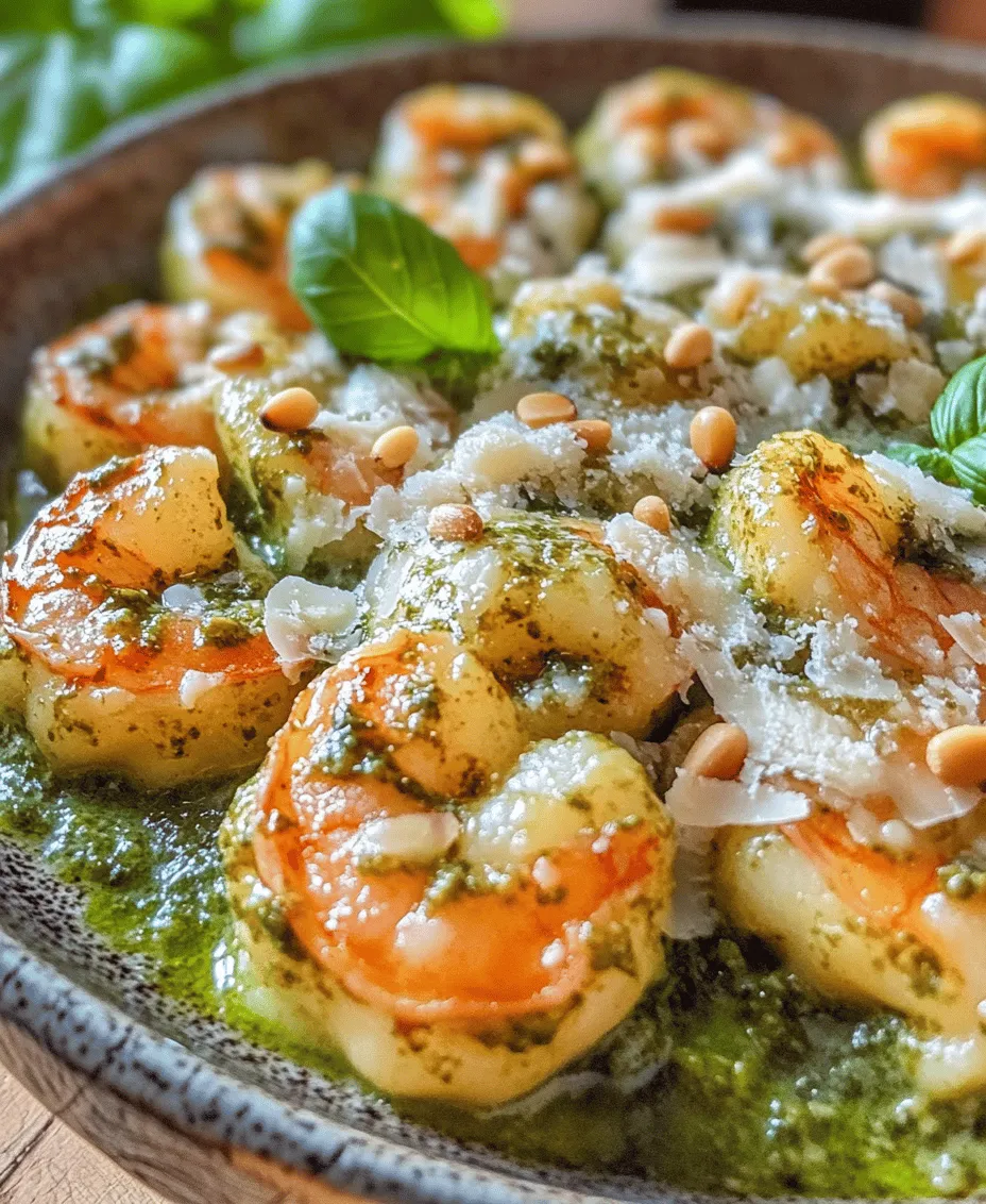 If you’re searching for a dish that effortlessly combines elegance with simplicity, look no further than Creamy Basil Pesto Shrimp and Gnocchi. This delightful recipe is a feast for the senses, bringing together the succulent taste of shrimp, the comforting texture of gnocchi, and the fresh vibrancy of basil pesto. Ideal for both weeknight dinners and special occasions, this dish strikes the perfect balance between hearty and refined, making it a favorite among seafood enthusiasts and pasta lovers alike.