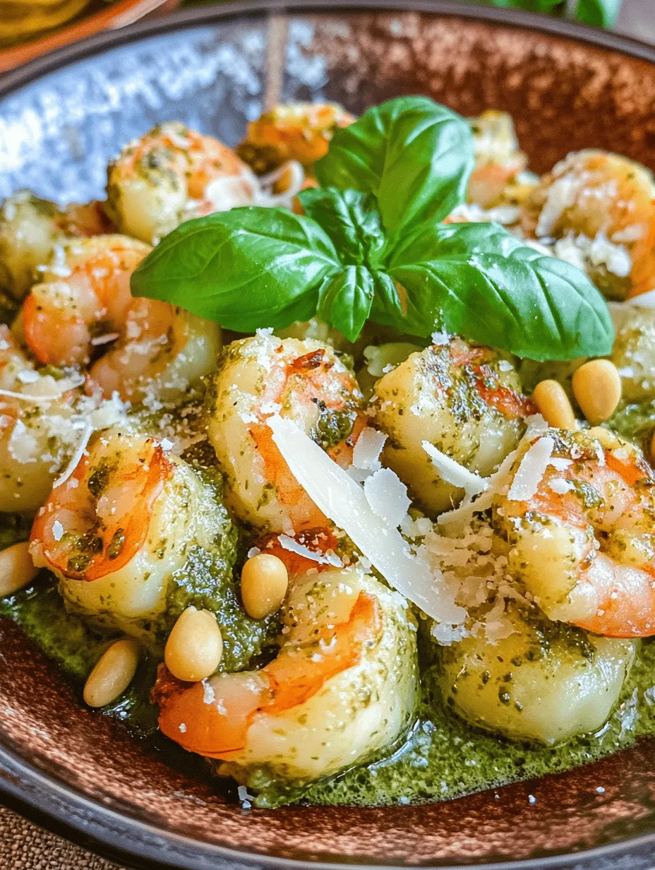 If you’re searching for a dish that effortlessly combines elegance with simplicity, look no further than Creamy Basil Pesto Shrimp and Gnocchi. This delightful recipe is a feast for the senses, bringing together the succulent taste of shrimp, the comforting texture of gnocchi, and the fresh vibrancy of basil pesto. Ideal for both weeknight dinners and special occasions, this dish strikes the perfect balance between hearty and refined, making it a favorite among seafood enthusiasts and pasta lovers alike.