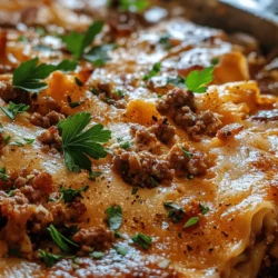 To truly appreciate the brilliance of Parmesan Garlic Bacon Cheeseburger Lasagna, it’s essential to understand the core ingredients that make this dish stand out. Each component plays a pivotal role in crafting the rich, layered flavors that define this culinary creation.