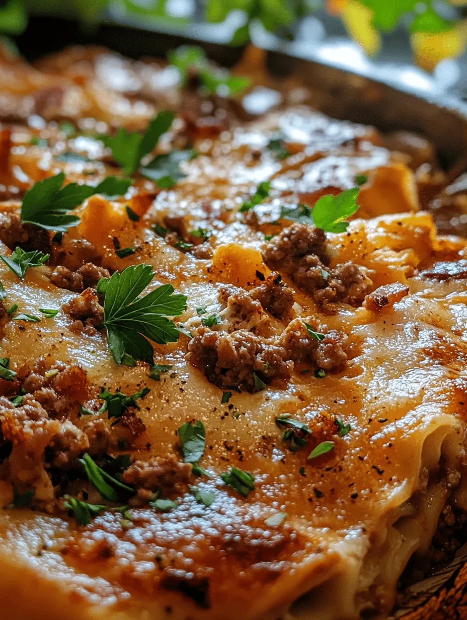 To truly appreciate the brilliance of Parmesan Garlic Bacon Cheeseburger Lasagna, it’s essential to understand the core ingredients that make this dish stand out. Each component plays a pivotal role in crafting the rich, layered flavors that define this culinary creation.