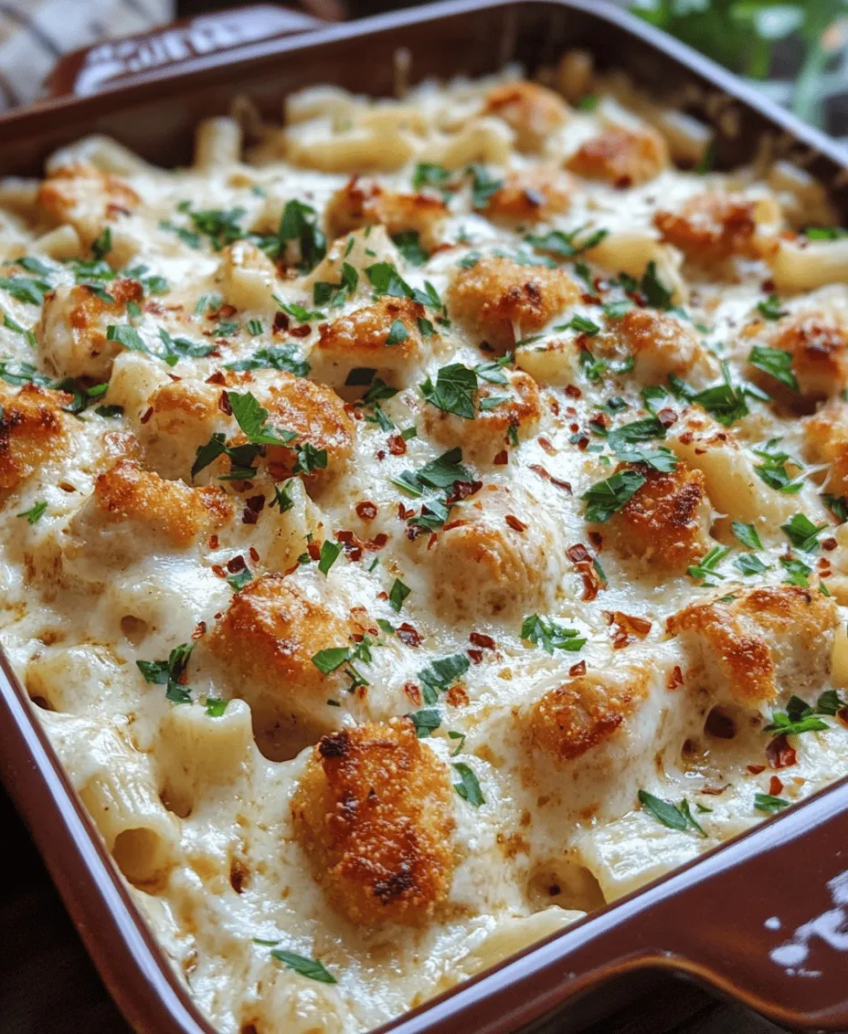 Creamy Parmesan Pasta with Garlic Butter Chicken Bites is a dish that beautifully marries the comfort of creamy pasta with the savory goodness of succulent, garlic-infused chicken. This recipe is not just a meal; it’s an experience that tantalizes the taste buds and warms the soul. Whether it's a weeknight dinner or a gathering with friends and family, this dish has the unique ability to steal the show, making it a favorite across kitchens worldwide.