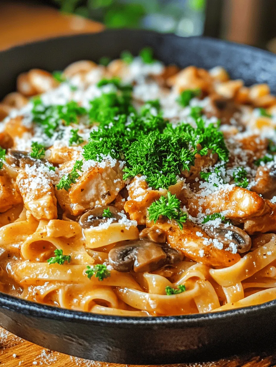 Creamy Chicken Marsala Pasta is a delightful fusion of tender chicken, earthy mushrooms, and rich, velvety sauce that envelops perfectly cooked pasta. This dish marries the savory notes of Marsala wine with the comforting texture of cream, creating a culinary experience that is both sophisticated and comforting. In today's fast-paced world, finding quick yet delicious meals can be a challenge, but this recipe offers a solution. With its straightforward preparation and satisfying flavors, Creamy Chicken Marsala Pasta is perfect for busy weeknights when you want something special without spending hours in the kitchen.