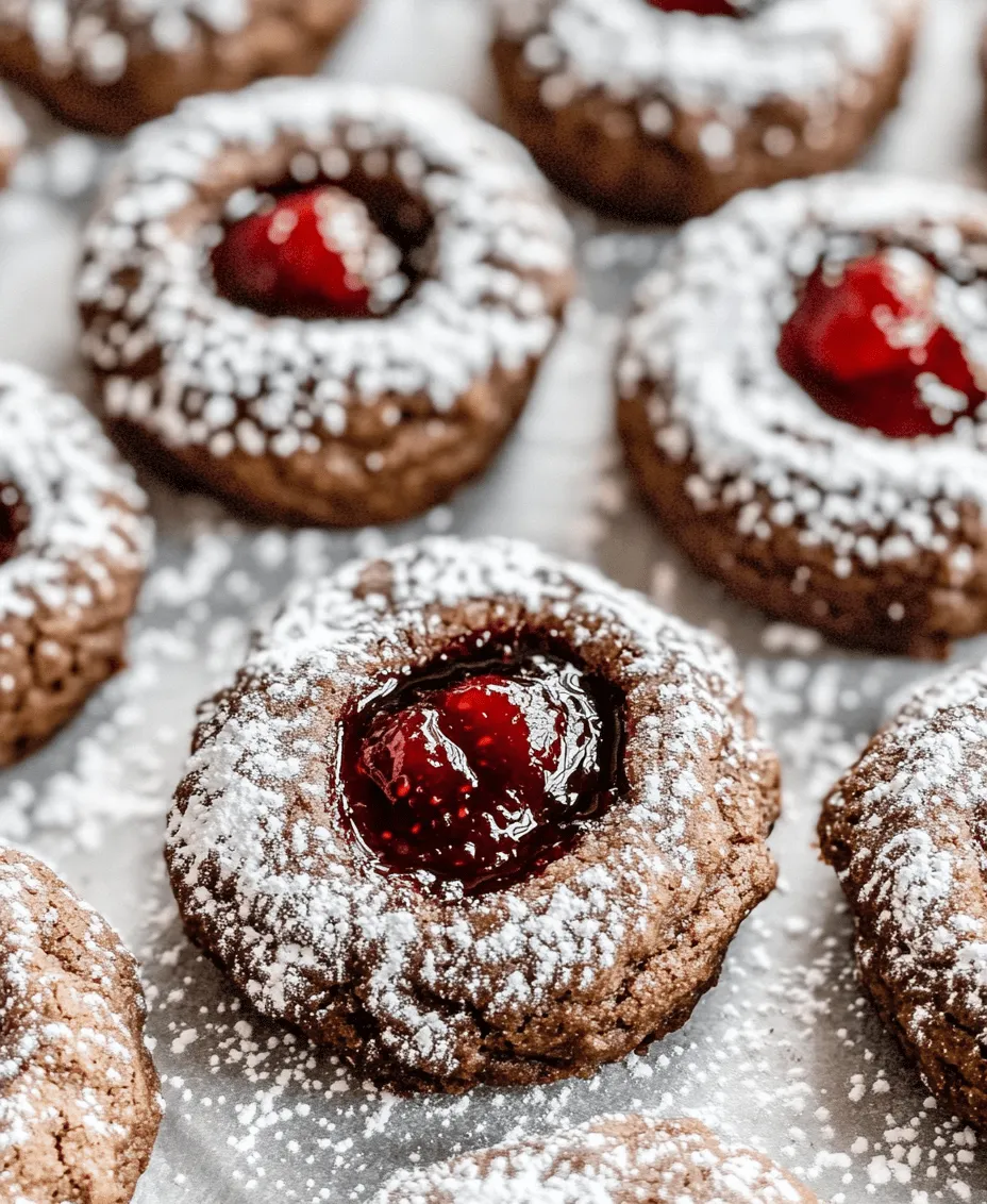 There's something truly enchanting about the smell of freshly baked cookies wafting through the kitchen. Among the myriad of cookie varieties that grace our homes, chocolate thumbprint cookies hold a special place in many hearts. These delightful treats are not only visually appealing but also offer a perfect blend of rich chocolate flavor and a burst of fruit preserves in each bite. Whether you’re celebrating a special occasion or simply indulging in a cozy afternoon snack, homemade cookies create cherished moments that linger long after the last crumb has been savored.