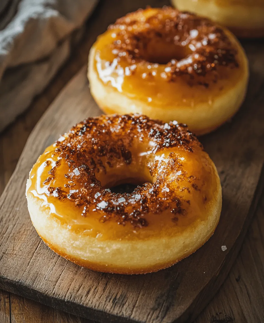 Imagine sinking your teeth into a soft, fluffy donut that offers the rich, creamy delight of classic crème brûlée in every bite. The Crème Brûlée Donut is a heavenly fusion of two beloved desserts, combining the comforting qualities of a freshly baked donut with the luxurious taste and texture of the iconic crème brûlée. This unique twist has quickly gained popularity among dessert lovers who are always on the lookout for innovative treats that awaken the senses.