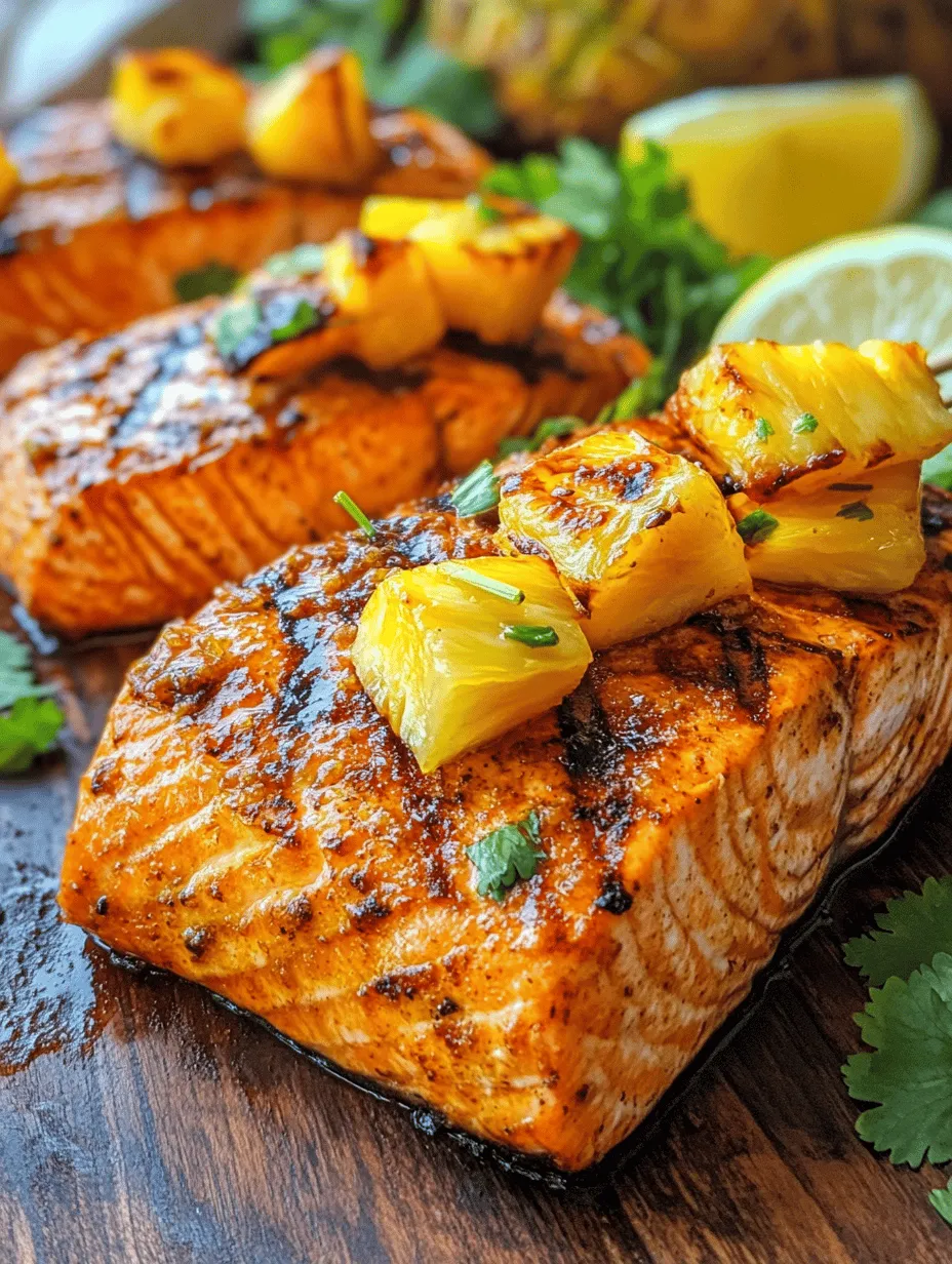 If you're looking for a dish that marries sweet and savory flavors while being packed with health benefits, look no further than Honey Pineapple Salmon. This vibrant recipe takes the naturally rich and succulent taste of salmon and elevates it with the tropical sweetness of honey and pineapple, creating a culinary experience that transports you straight to a sun-soaked beach. Salmon is renowned not only for its delicious flavor but also for its impressive nutritional profile; it's loaded with omega-3 fatty acids, which are essential for heart health, and it's an excellent source of high-quality protein.