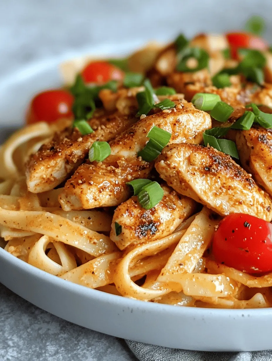 Creamy Cajun Chicken Pasta is a dish that tantalizes the taste buds with its rich and indulgent flavors. Combining tender chicken with a creamy sauce infused with Cajun spices, this pasta dish is not only delicious but also visually appealing. The vibrant colors of the ingredients invite you to dig in, making it an excellent option for weeknight dinners, family gatherings, or even special occasions. Its hearty nature ensures that it satisfies even the hungriest of appetites, while the bold flavors make it a memorable meal that will have everyone asking for seconds.