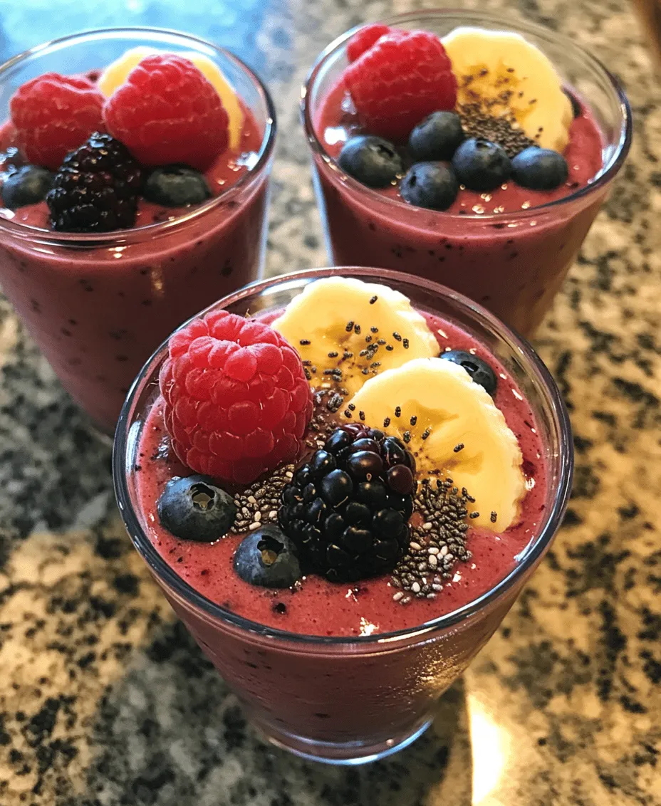 To truly appreciate the Berry Blast Smoothie, we must delve into the individual ingredients that make this drink not only tasty but also a powerhouse of nutrition. Each element plays a vital role in contributing to the overall health benefits and flavor of the smoothie.