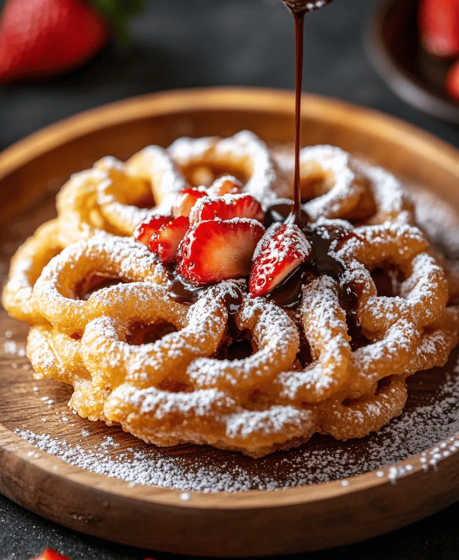 Funnel cakes have a rich history that dates back centuries. They are believed to have originated in the Middle Ages, with various cultures around the world preparing similar fried desserts. The name 