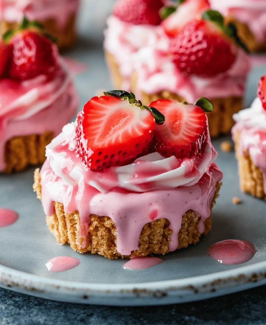 If you’re on the hunt for a dessert that combines indulgence with elegance, look no further than these irresistible strawberry crunch cheesecake bites. These delightful treats deliver a perfect harmony of creamy cheesecake and crunchy crust, making them an absolute favorite for any dessert lover. Ideal for a variety of occasions—whether you're hosting a festive party, enjoying a family gathering, or simply treating yourself to something sweet—these cheesecake bites are sure to impress.