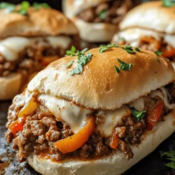 The origins of Sloppy Joes can be traced back to the early 20th century, where they emerged as a school cafeteria staple. The dish typically consists of ground meat cooked with a tangy tomato sauce and served on a bun. On the other hand, the Philly cheese steak hails from the streets of Philadelphia, where tender slices of beef are typically topped with melted cheese and served in a hoagie roll. The Philly Cheese Steak Sloppy Joes bring these two beloved comfort foods together, creating a dish that is not only delicious but also uniquely satisfying.