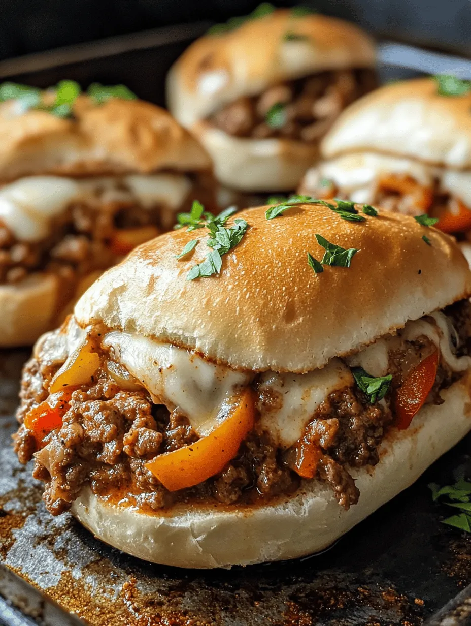 The origins of Sloppy Joes can be traced back to the early 20th century, where they emerged as a school cafeteria staple. The dish typically consists of ground meat cooked with a tangy tomato sauce and served on a bun. On the other hand, the Philly cheese steak hails from the streets of Philadelphia, where tender slices of beef are typically topped with melted cheese and served in a hoagie roll. The Philly Cheese Steak Sloppy Joes bring these two beloved comfort foods together, creating a dish that is not only delicious but also uniquely satisfying.