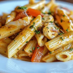 If you're on the lookout for a dish that combines bold flavors, creamy textures, and ease of preparation, look no further than Creamy Cajun Chicken Pasta. This vibrant dish seamlessly fuses the rich, spicy notes of Cajun cuisine with the comforting creaminess of pasta, making it a perfect choice for those cozy weeknight dinners or gatherings with friends and family. The appeal lies not only in its delightful taste and aroma but also in its ability to bring a taste of Louisiana to your kitchen, transporting your palate to the heart of the South with every bite.