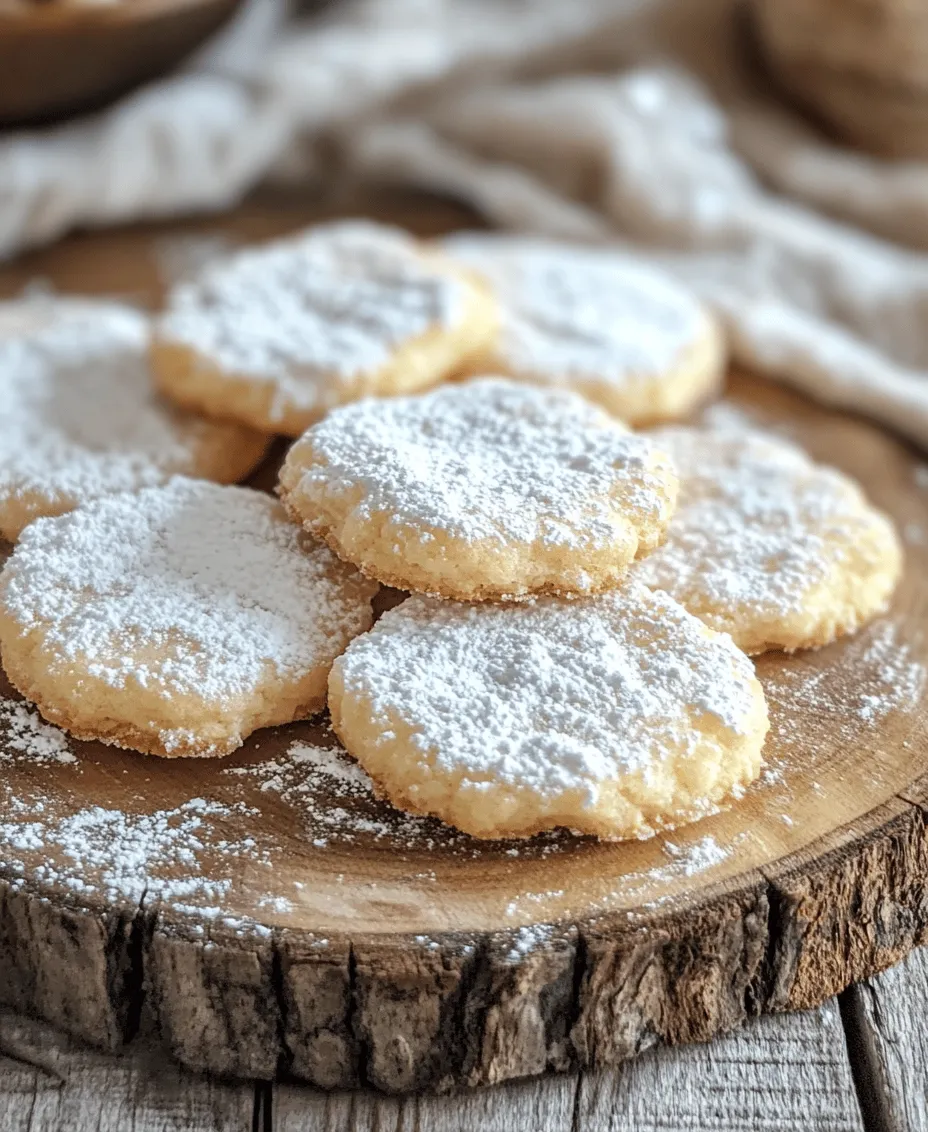 Sugar-Dusted Vanilla Clouds are not just cookies; they are a whimsical treat that evokes a sense of nostalgia and joy with every bite. These light and airy delights are perfect for any occasion—be it a festive gathering, a cozy afternoon tea, or simply a sweet indulgence on a quiet evening at home. The beauty of this recipe lies in its simplicity and the delightful combination of flavors that come together to create a melt-in-your-mouth experience.