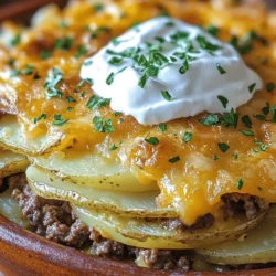 Comfort food holds a special place in our hearts and kitchens, often evoking memories of family gatherings, cozy evenings, and the nurturing care of loved ones. These dishes provide not only sustenance but also a sense of warmth and belonging. One such dish that exemplifies the essence of comfort food is the Hearty Ground Beef and Savory Potato Bake. This recipe combines the richness of ground beef with the satisfying texture of potatoes, creating a meal that is both hearty and comforting.