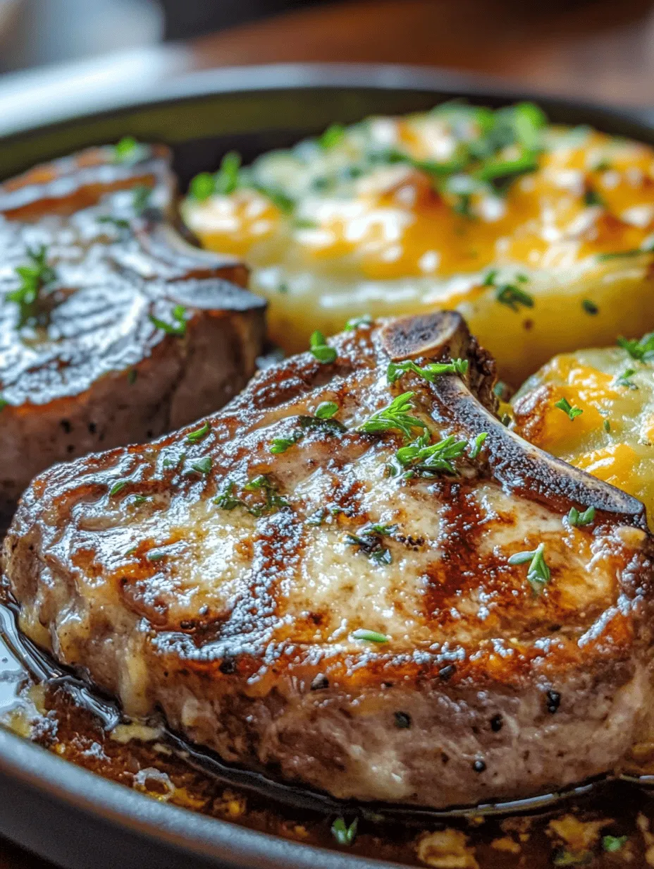 Looking to impress your family and guests with a culinary masterpiece that balances rich flavors and comforting textures? Look no further than Garlic Butter Beef Chops with Cheesy Potato Bake. This delightful dish combines succulent beef chops, lavishly coated in aromatic garlic butter, with a satisfying cheesy potato bake that is sure to be the star of any dinner table.