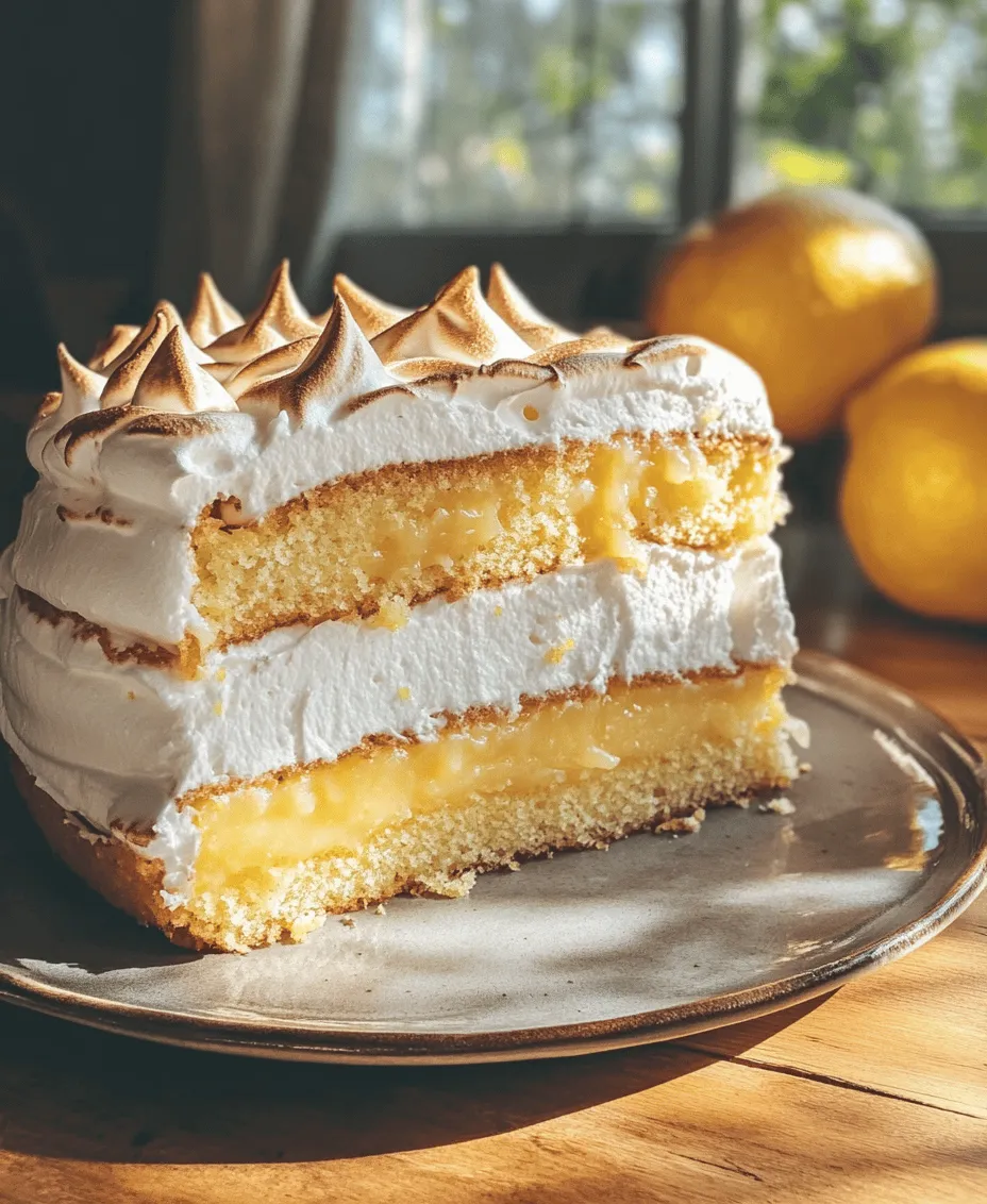 Welcome to the world of Zesty Lemon Meringue Dream Cake, a dessert that perfectly embodies the essence of sunshine and joy! This elegant cake combines the tartness of fresh lemons with the sweet, fluffy texture of meringue, creating a delightful experience for your taste buds. Lemon-flavored desserts have long been favored for their refreshing qualities, making them the ideal choice for any occasion. Whether you’re celebrating a birthday, hosting a spring gathering, or simply treating yourself on a sunny afternoon, this cake stands out as a vibrant and uplifting centerpiece.