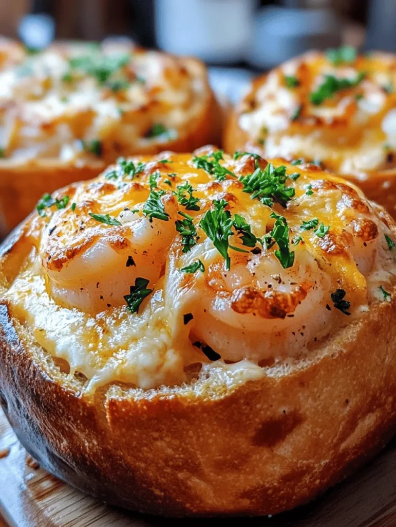 Imagine a cozy gathering with friends and family, where laughter fills the air, and the aroma of a rich, savory seafood dish wafts through the room. Enter the Stuffed Seafood Soup Bread Bowl, a culinary masterpiece that perfectly marries the ocean's bounty with the warmth of freshly baked bread. This dish is not just a meal; it's an experience that invites everyone to dig in and savor every bite. The appeal of this recipe lies in its unique presentation, as the rich seafood soup is nestled inside a sturdy bread bowl, transforming an ordinary dining experience into something extraordinary.