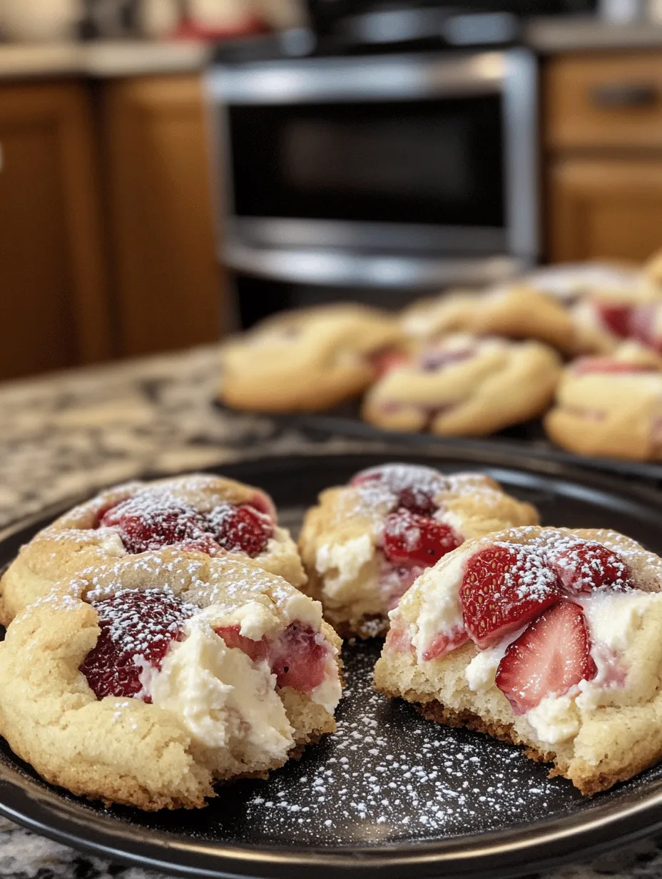 The culinary world is brimming with creative fusions that delight the taste buds and bring joy to dessert lovers everywhere. One such delightful creation is the Strawberry Cheesecake Stuffed Cookie, a delectable combination that marries the classic cookie with the rich, creamy profile of cheesecake. This innovative dessert offers a unique twist, transforming two beloved treats into a single indulgent experience. Imagine biting into a soft, chewy cookie only to discover a luscious, creamy cheesecake filling bursting with juicy strawberries nestled inside. It's a match made in dessert heaven!