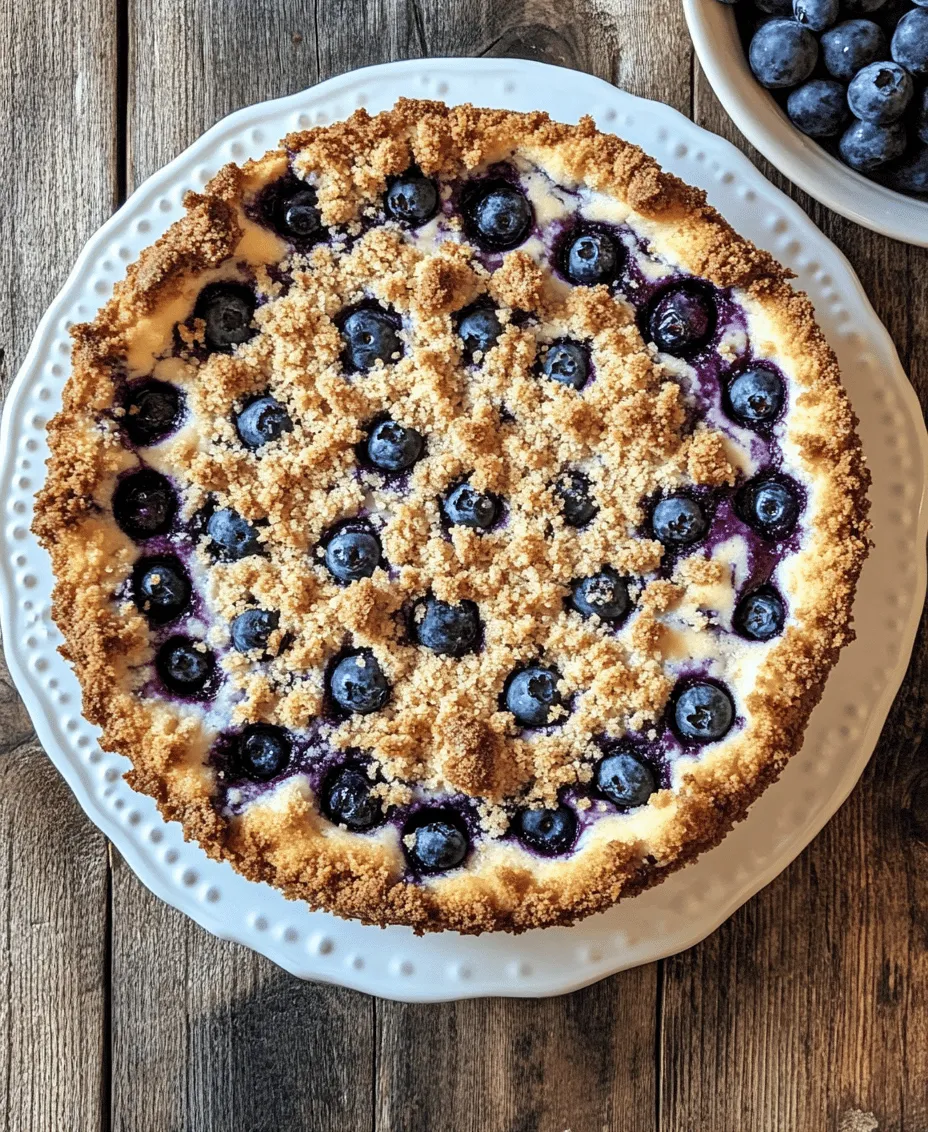 Are you ready to elevate your breakfast or snack game with a delightful treat that combines the richness of cream cheese with the burst of fresh blueberries? Look no further than the Blueberry Bliss Cream Cheese Coffee Cake. This scrumptious cake is not just a feast for the eyes; it’s a harmonious blend of flavors and textures that makes it an ideal choice for any time of day. Whether served warm with a cup of coffee or enjoyed as a sweet afternoon pick-me-up, this coffee cake is sure to be a crowd-pleaser.