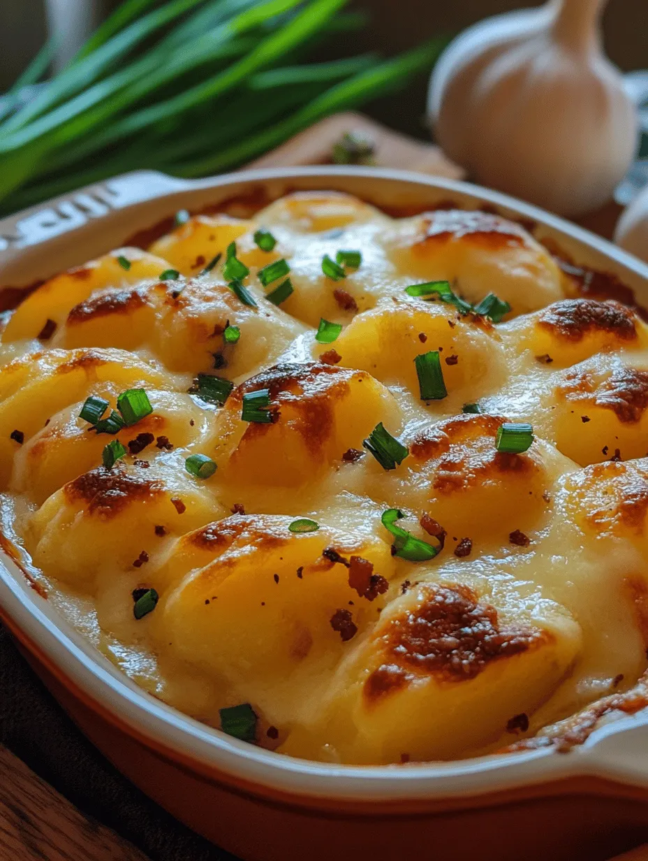 If you're searching for a dish that perfectly marries creaminess and comfort, look no further than Delmonico Potatoes Delight! This scrumptious baked potato dish is a revelry of tender Yukon Gold potatoes enveloped in a rich, creamy sauce and topped with bubbly cheddar cheese. It's the ultimate side dish that can elevate any meal and impress your guests with its delightful flavors. With a blend of decadent ingredients and warmth, this dish evokes memories of family gatherings and holiday feasts.