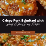 Discover the irresistible delight of Crunchy Pork Schnitzel with Zesty Dijon Gravy! This golden-brown, crispy dish combines succulent pork with a rich, tangy gravy, elevating your meals to a whole new level. Learn about the origins and variations of schnitzel from around the world, and follow our step-by-step guide to master this comforting classic in your own kitchen. With key tips on flavoring, breading, and frying, you'll create a dish that's perfect for family dinners or special occasions. Get ready to impress with this deliciously crunchy experience!