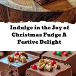 Celebrate the season with this rich and creamy Christmas Fudge! Perfect for holiday gatherings or as a festive gift, this easy-to-make treat blends chocolatey goodness with a hint of vanilla and festive sprinkles. With optional nuts and a twist of peppermint, it's a delightful way to spread joy and create sweet memories. Ready in under 30 minutes, this fudge will be the star of your holiday season! 🍬✨ #ChristmasFudge #HolidayTreats #FestiveDesserts #FudgeRecipe #ChristmasBaking