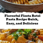 Looking for a quick and delicious weeknight dinner? Try this flavorful Fiesta Rotel Pasta! This creamy, cheesy dish, featuring zesty RoTel tomatoes and ground beef, is a crowd-pleaser that can be made in under 30 minutes. Perfect for family gatherings or casual get-togethers, you can easily customize it to suit your taste with optional ingredients like jalapeños or black beans. Plus, it's great for leftovers and even freezes well! Dive into the vibrant flavors of Tex-Mex cuisine and create a meal everyone will love. Get the recipe and start cooking today!