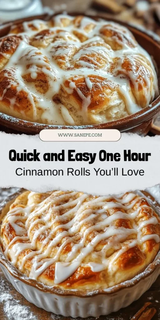 Discover the joy of homemade cinnamon rolls with this scrumptious one-hour recipe! Enjoy warm, gooey rolls filled with sweet cinnamon goodness, perfect for any occasion. With the magic of instant yeast, you'll have delicious cinnamon rolls ready in just an hour, bringing everyone together over delightful aromas and flavors. Ideal for brunches or cozy mornings, these treats are sure to impress! #CinnamonRolls #Baking #Homemade #Recipe #Foodie #SweetTreats #BrunchIdeas #Yummy