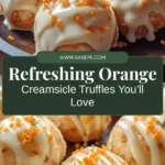 Delight your taste buds with these Orange Creamsicle Truffles! This refreshing dessert combines creamy white chocolate with vibrant orange flavors for a nostalgic treat that’s perfect for any occasion. Easy to make and visually stunning, these truffles feature a luscious citrus-infused ganache coated in crunchy graham crackers. Whether for parties or personal indulgence, they’re sure to impress and satisfy your sweet cravings. Discover the joy of creating these delightful confections and enjoy a taste of summer all year round!