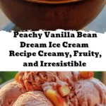 Indulge in the taste of summer with this irresistible Peachy Vanilla Bean Dream ice cream recipe! Combining creamy vanilla bean with fresh, juicy peaches, this homemade delight is a perfect treat for warm days. Easy to make, it's a glorious celebration of fruity flavors and creamy goodness that will have you coming back for more. Ideal for patio parties or a sweet scoop on hot afternoons. Try it today and experience the joy of summer in every bite! 🍑🍦