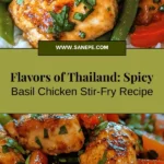 Elevate your dinner game with this Spicy Thai Basil Chicken Stir-Fry! Packed with tender chicken, vibrant veggies, and fragrant Thai basil, this dish offers a delicious explosion of flavors with just the right amount of spice. Ready in 30 minutes, it's perfect for busy weeknights or impressing guests. Discover variations like swapping chicken for tofu or adjusting the spice level to your liking. Serve it with jasmine rice for a wholesome meal that not only delights the palate but also nourishes the body. Perfect for any Thai food lover looking to spice things up in the kitchen!