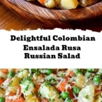 Discover the vibrant flavors of Colombian Ensalada Rusa, a creamy, colorful salad that's perfect for gatherings and holiday feasts. This delightful side dish features diced potatoes, carrots, peas, and fresh apples, all enveloped in a tangy dressing. Quick and easy to prepare, it offers a unique twist on the classic Russian salad with optional chicken for added heartiness. Packed with nutrients and perfect for pairing with grilled meats, this recipe is a must-try for anyone looking to spice up their dining table. Whether you keep it traditional or add your own flair, Colombian Ensalada Rusa is sure to be a crowd-pleaser!