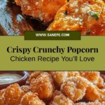 Discover the ultimate comfort food with our Crispy Crunchy Homemade Popcorn Chicken! This recipe features tender chicken pieces coated in a mouthwatering, crunchy layer that rival your favorite fast-food snacks. Perfect for game day, family gatherings, or cozy movie nights, these bite-sized delights are easy to make and bursting with flavors like garlic, paprika, and a hint of spice. Pair them with your favorite dipping sauces for an unforgettable treat. Dive into this delicious recipe and impress your friends and family with your cooking skills!