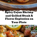 Savor the flavor with this Spicy Cajun Shrimp and Grilled Steak recipe that’s perfect for any occasion! This dish combines the juicy, smoky goodness of grilled steak with zesty, Cajun-seasoned shrimp for a delightful taste explosion. Easy to make in under an hour, it’s great for summer barbecues or cozy dinners. Explore the rich culinary heritage of Cajun cuisine while impressing your family and friends. Complete with simple instructions and ingredient tips, you'll be ready to enjoy a fantastic meal that brings the taste of Louisiana right to your table!